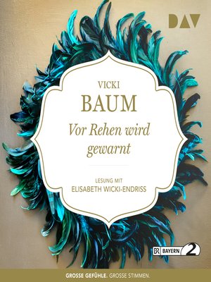 cover image of Vor Rehen wird gewarnt